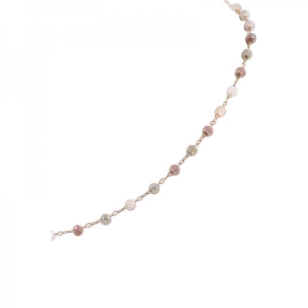 Faceted Bead Chain Necklace