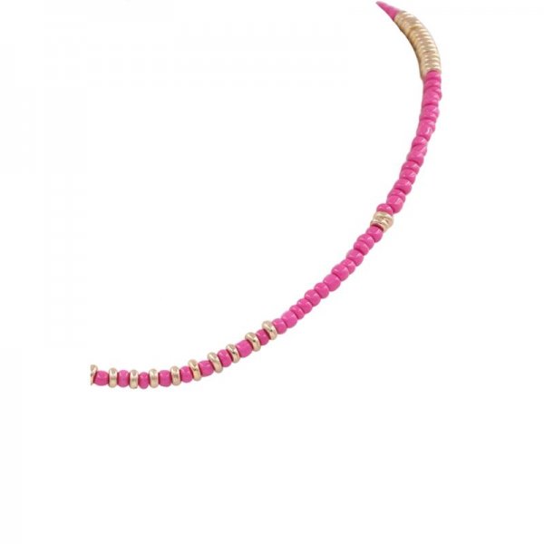 Acrylic Seed Bead Necklace