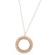 Metal Ring Pendant Necklace