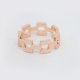 Interlocking small pure and fresh and the index finger ring