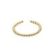 Plain circle open ring women adjustable beads simple design index finger ring