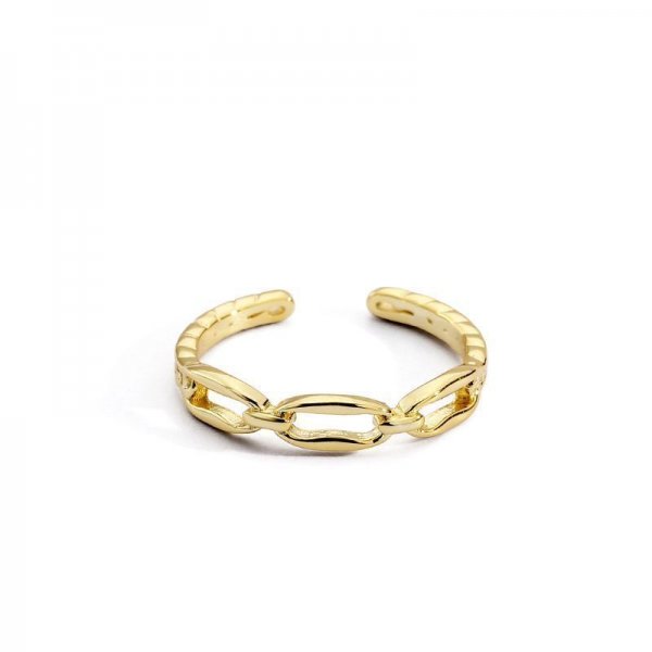 Metallic Style Chain Ring