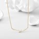 Minimalist Pearl Necklace